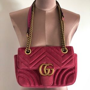 Gucci GG Marmont Velvet Shoulder Bag